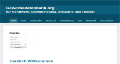Desktop Screenshot of gewerbedatenbank.org