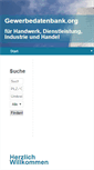 Mobile Screenshot of gewerbedatenbank.org